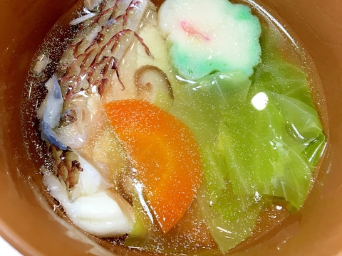 鯛のお吸物♪